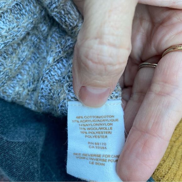 Free People Open Front Cardigan Ribbed Knit size small - Picture 4 of 8